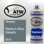 Preview: Nissan, Medium Blue Metallic, BV0: 400ml Sprühdose, von ATW Autoteile West.
